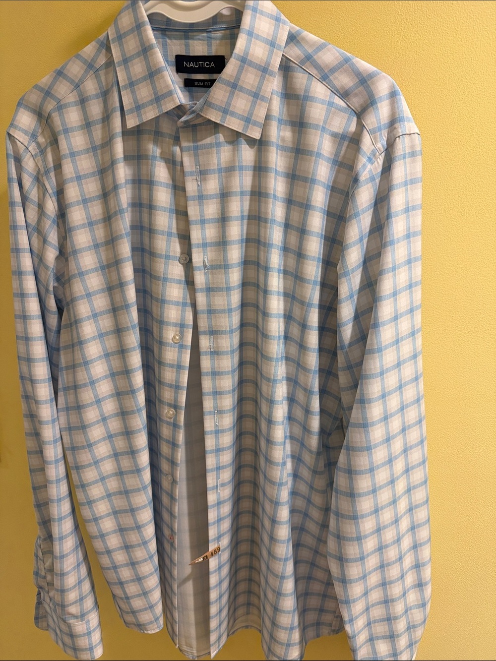 Nautica Slim Fit Button Down Shirt Large